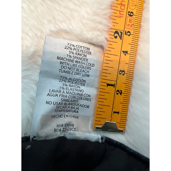 Ci Sono Dark Wash Skinny Jeans – Size 9/29, Frayed Hem, Stretch Denim - Picture 11 of 11